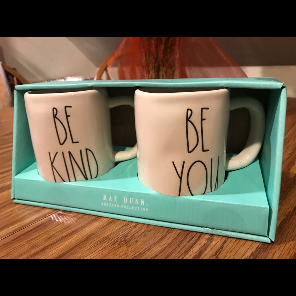 Rae Dunn Be Kind & Be You Mug Set